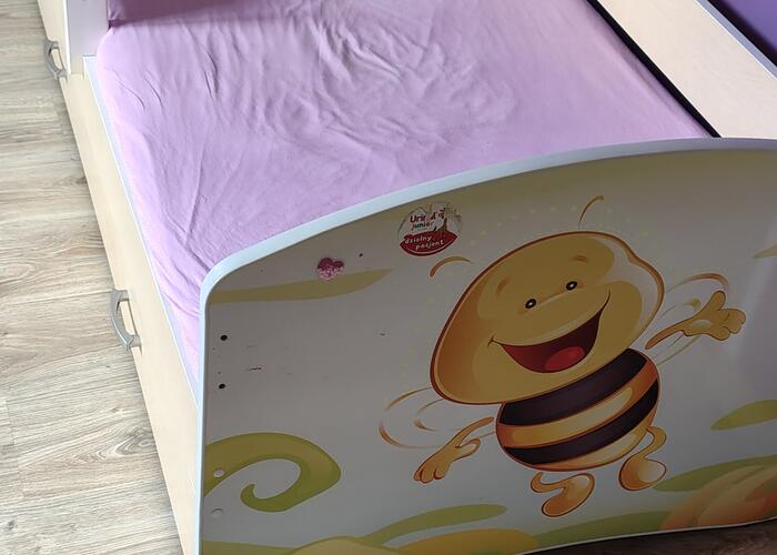 Grajewo ogłoszenia: Sprzedam łóżko 160x80 z materacem pianka-kokos + dorzucę...